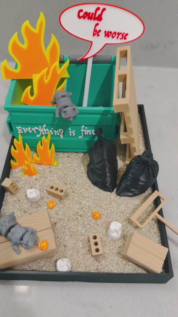 Dumpster Fire Zen Garden